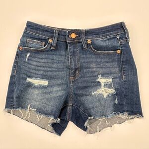 Universal Thread Blue Distressed Jean Shorts
